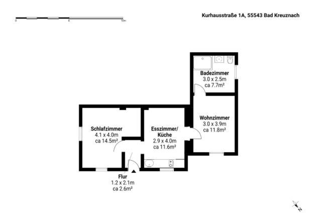 Altstadt Apartment Am Wasser Mit Parkplatz Und Riesigem Garten Bad Kreuznach Luaran gambar